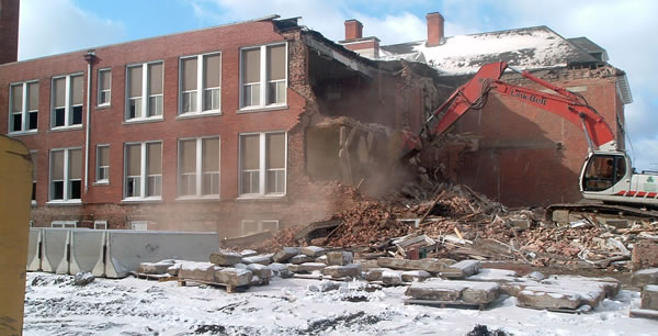 Demolition Garfield Middle School